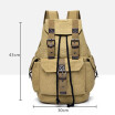 AUGUR New fashion mens backpack vintage canvas backpack school bag mens travel bags large capacity travel laptop backpack bag