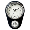BBA wall clock creative fashion home kitchen dedicated timer countdown clock quartz clock T91173 black