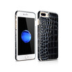 phone shell Case For iphone 7 7plus 47 inch Electroplating Crocodile Embossed Genuine cow Leather Luxury Back Cover 55 inch