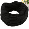Ladies Women Winter Knitted Crochet Long Snood Tube Scarf Shawl