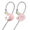 AUGLAMOUR F300 In-ear Headphones HiFi Earphones Dynamic Driver Stereo Sound 2pin 078mm Detachable Cable Headsets
