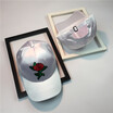 Unisex Men Women Rose Embroidery Adjustable Baseball Cap Hip Hop Hat Cool boy