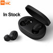 In StockXiaomi Redmi AirDots Bluetooth Headset 50 TWS True Wireless Stereo SBC Cute Mini Light Earphones Auto Charging box