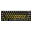 RK61 mechanical keyboard Bluetooth cable dual mode 61 key tea axis wireless office backlight mechanical keyboard black dark gold light