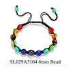 Lava Stone Natural Balance Pulsera 7 Cuentas Chakra Difusor Aromaterapia Unisex
