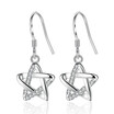 Star Charm Pendant Long Drop Earrings For Women Eardrop Christmas Gift Fashion Jewelry WHE59