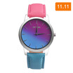 Womens Bracelet Watches Quartz Wrist Watch Retro Rainbow Design Casual Leather Band Ladies Dress Sport Watches Relogio Feminino