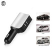 WH Universal Dual USB Car Charger For iPhone X 8 7 5V24A Mini LED Car-charger Adapter For Samsung S8