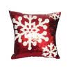 Temas de Navidad Magia Reversible Lentejuelas Glitter Funda de almohada Sofá de Coche Fundas de cojines Cuadrados Throw Funda de Almohada Sofá Decoración