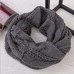 Ladies Women Winter Knitted Crochet Long Snood Tube Scarf Shawl