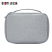 BUBM multi-function data cable storage bag notebook power cord storage box digital storage bag headset U disk U shield charger charging treasure accessories protection bag DGS small gray