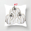 Halloween Pumpkin Square Cotton Linen Throw Pillow Case Cushion Cover Home Decor