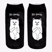 2018 New HOT 3D Printing Women Socks Brand Sock Fashion Unisex Christmas Socks Cat Meias Female Funny Low Ankle Femme Sock Sale