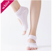 NeillieN Yoga Socks Non-slip Five Fingers Open Toe Socks Professional Female Fitness Massage Five Toe Socks Aerial Yoga Socks One