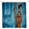 Lock Polyester Shower Curtain Bathroom Curtain High Definition 3D Printing Water-Proof