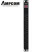 AMPCOM PDU cabinet socket power socket socket 8 bit 10A with switch 3 m commercial socket wiring board tow board AMPDU810K