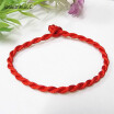 Hot Sale 2018 1PC Fashion Red Thread String Bracelet Lucky Red Handmade Rope Bracelet for Women Men Jewelry Lover Couple