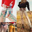 SUNSIOM Women High Waist Pant Waterproof PVC Plastic Pants Loose Long Trousers SUNSIOM Women High Waist Pant Waterproof PVC Plastic Pants Loose Long Trousers