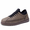 Mens Shoes Fashion Casual Shoes Genuine Leather Lace Up Shoes Breathable Shore For Men Black Brown Grey Size 39-46