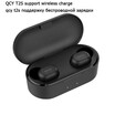 QCY T2S support wireless charge TWS BT50 Wireless Earphones with Dual Mircophone 3D Stereo Bluetooth Headphones For All Phone