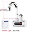 TOMNEW 3000W Calentador de agua instantáneo Pantalla LCD de temperatura Sin tanque Calentador de agua eléctrico Grifo Grifo de agua caliente instantánea en la cocina