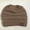 Autumn winter hat knit ponytail warm cap ladies wool cap