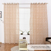39 98 inches Polyester Semi-Blackout Grommet Top Window Curtain Panel Living Room Bedroom Hotel Voile Curtain Drape--Brown