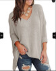 Loose leisure nine point sleeve sweater