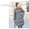 Winter 2018 new down jacket Korean version of large size womens wear large fur collared cap cotton-padded coat