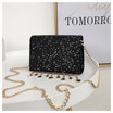 NovelTeez 2018 new sequin small square bag wild girl small satchel mini chain shoulder bag