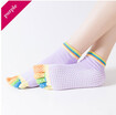 NeillieN Yoga Socks Non-slip Five Fingers Open Toe Socks Professional Female Fitness Massage Five Toe Socks Aerial Yoga Socks One