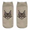 2018 New HOT 3D Printing Women Socks Brand Sock Fashion Unisex Christmas Socks Cat Meias Female Funny Low Ankle Femme Sock Sale