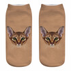 2018 New HOT 3D Printing Women Socks Brand Sock Fashion Unisex Christmas Socks Cat Meias Female Funny Low Ankle Femme Sock Sale
