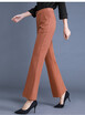 Casual pants women 2018 autumn winter new thick woolen pants Korean version of high waist show thin broad leg micro pants women