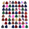 2040562880Pcs Colorful Smooth NylonCelluloid Bass Guitar Picks Plectrums40pcs Celluloid