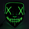 LED Cold Light Flash Grimace Fluorescent Mask Festival Performance Party Glowing Masks