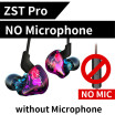 KZ ZSTZST Pro Dual Driver Earphone Dynamic And Armature Detachable Cable Monitors Noise Isolating HiFi Headphones Sport Earphones