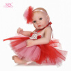 10in Reborn Baby Rebirth Doll Kids Gift Red