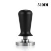 Tamper De Café Espresso De 5158 Mm Acero Inoxidable Calibrador De Presión Constante Barista De Base Plana Tamper De Prensa De Grano De Café