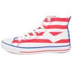 Bonnie PONY mens casual sports series high-top striped canvas shoes 51M1SH09SW 43 yards