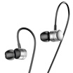 Baseus Earphones ENCOK-H-04 Stereo Subwoofer Headphones Fidelity in-ear earphones with Microphones Compatible with 35MM silver