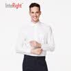 INTERIGHT mens striped casual shirt