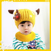 Christmas Baby Beanie For Boys Girls Cap Cotton Hat Children Deer Print Hats Hot