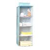 Colorful color period drawer wardrobe storage bag hanging multi-layer dormitory storage bag Oxford cloth 4 grid storage hanging bag DKG6527