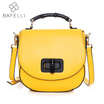 BAFELLI the new saddle shoulder bag fashion Lemon yellow crossbody messenger bag hot sale bolsa feminina women bag