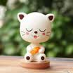 Molong kiss cat creative car shaking head spring decoration ornament cartoon car decoration car car supplies gift cat