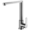 BSITN Boston Sanitary Ware 304 Stainless Steel Kitchen Faucet Hot&Cold Wash Basin Faucet Rotatable Seven-Slot Sink Faucet B6045