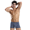 Men&39s underwear men 2 cotton pretty English print flat underwear color 11378XXXL
