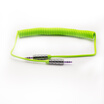 Sonic SONMUSE A100-RG0106 spring retractable line AUX car stereo 35mm audio line 18 meters grass green