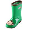 Hugmii childrens rain boots boys&girls baby fashion cartoon patch kids slippery shoes ZTPDWT224 monkey length 170mm